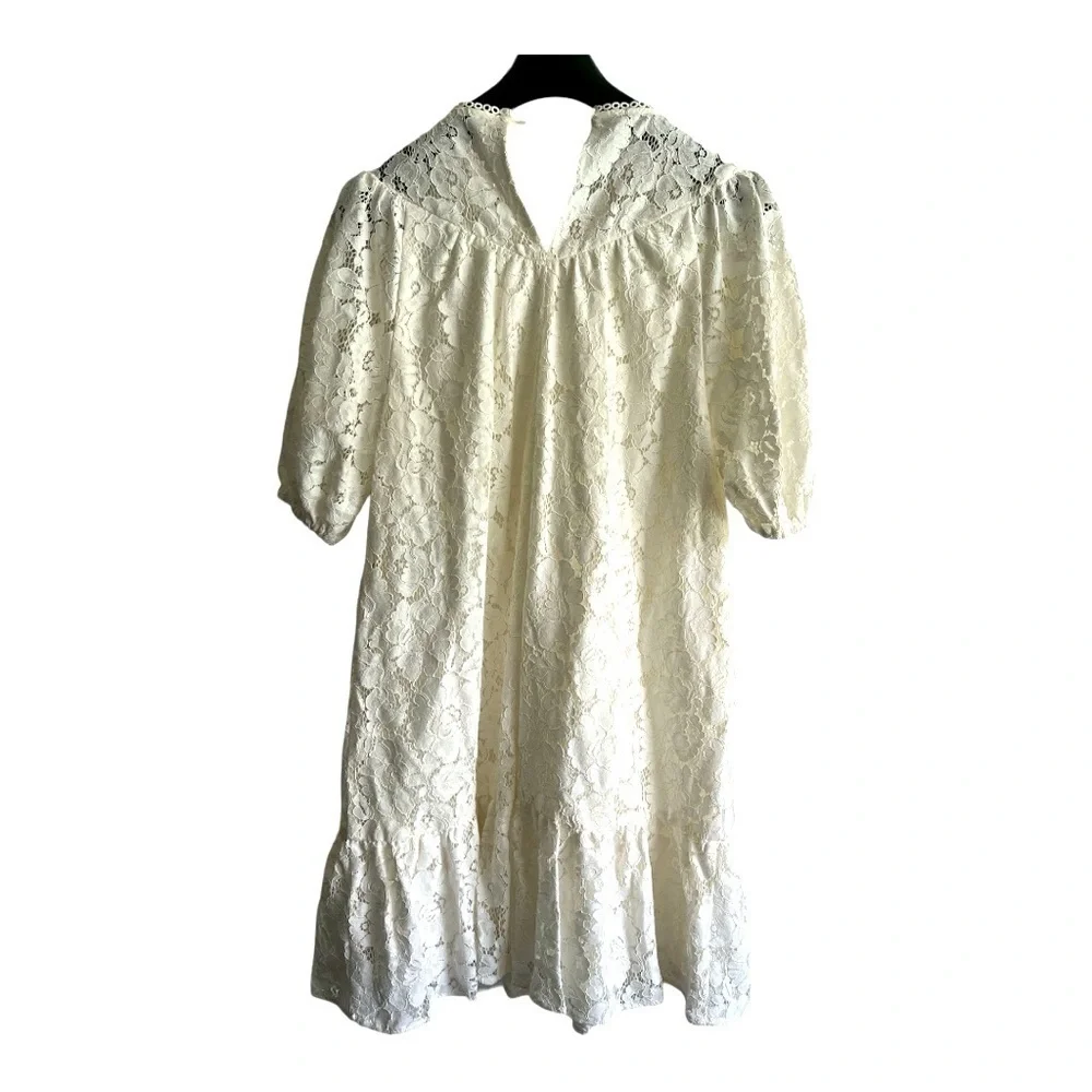 NWT Saison de la Fleur Lace Dress Sample tilts like L